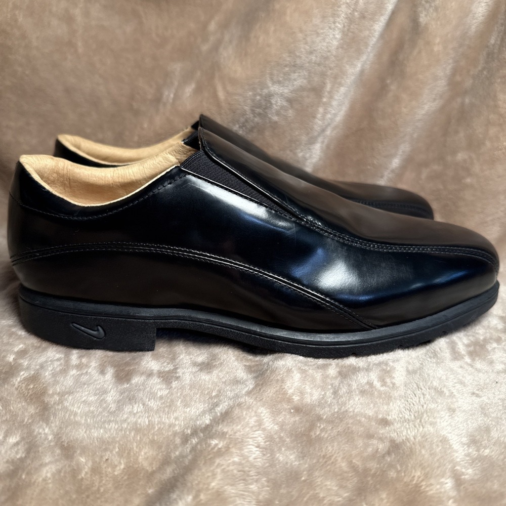 Nike Verdana Last Golf Shoes Womens 9.5 Black Slip On Nike Air Comfort Spikes